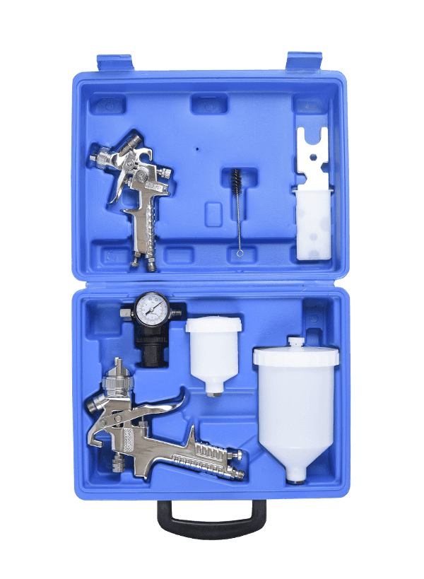 Farbspritzpistole auf Wasserbasis -HVLP-H-827-Anzug-Silber