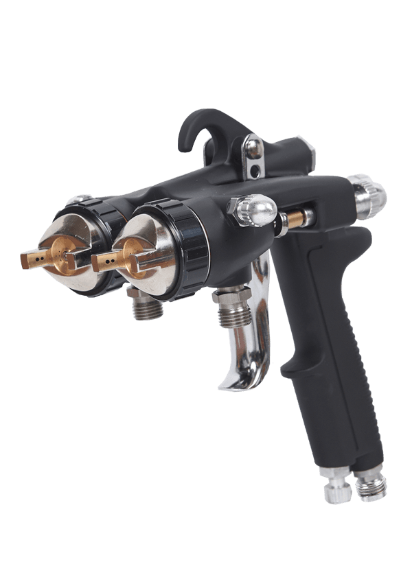 Zweikomponenten-Spritzpistole mit Außenmischung-W-22